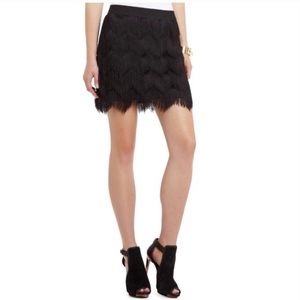 BCBG Fringe skirt